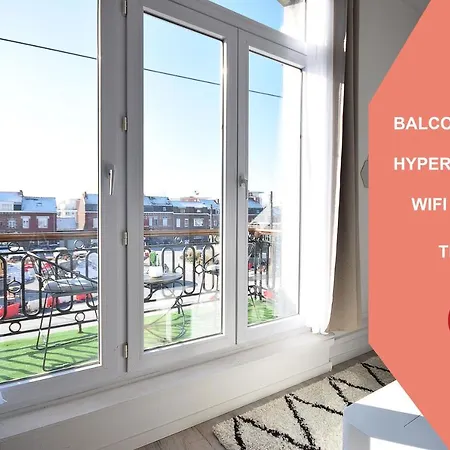 Chic Appart Design - Hyper Centre - Tramway - Free Wifi - Lerelaisdodile12 Valenciennes Esterno foto