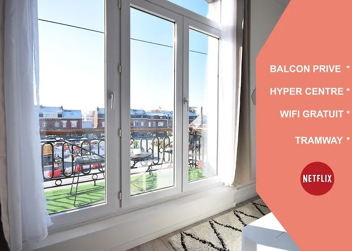Chic Appart Design - Hyper Centre - Tramway - Free Wifi - Lerelaisdodile12